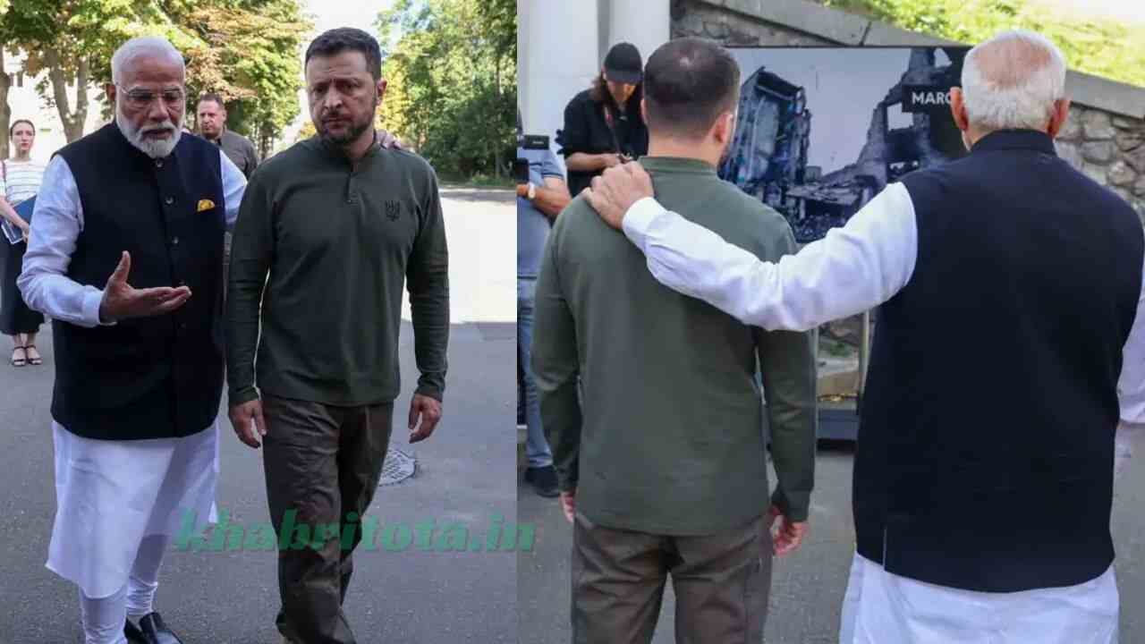 जेलेंस्की से मोदी की मुलाकात